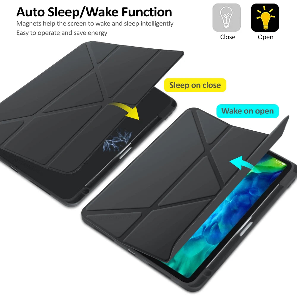 Case For iPad Pro 11 12 9 Inch 2020 2022 2024 Cover For iPad 9th 10th 7th 8th Air 4 5 10.2 10.9 Covers iPad Mini 6 Cases