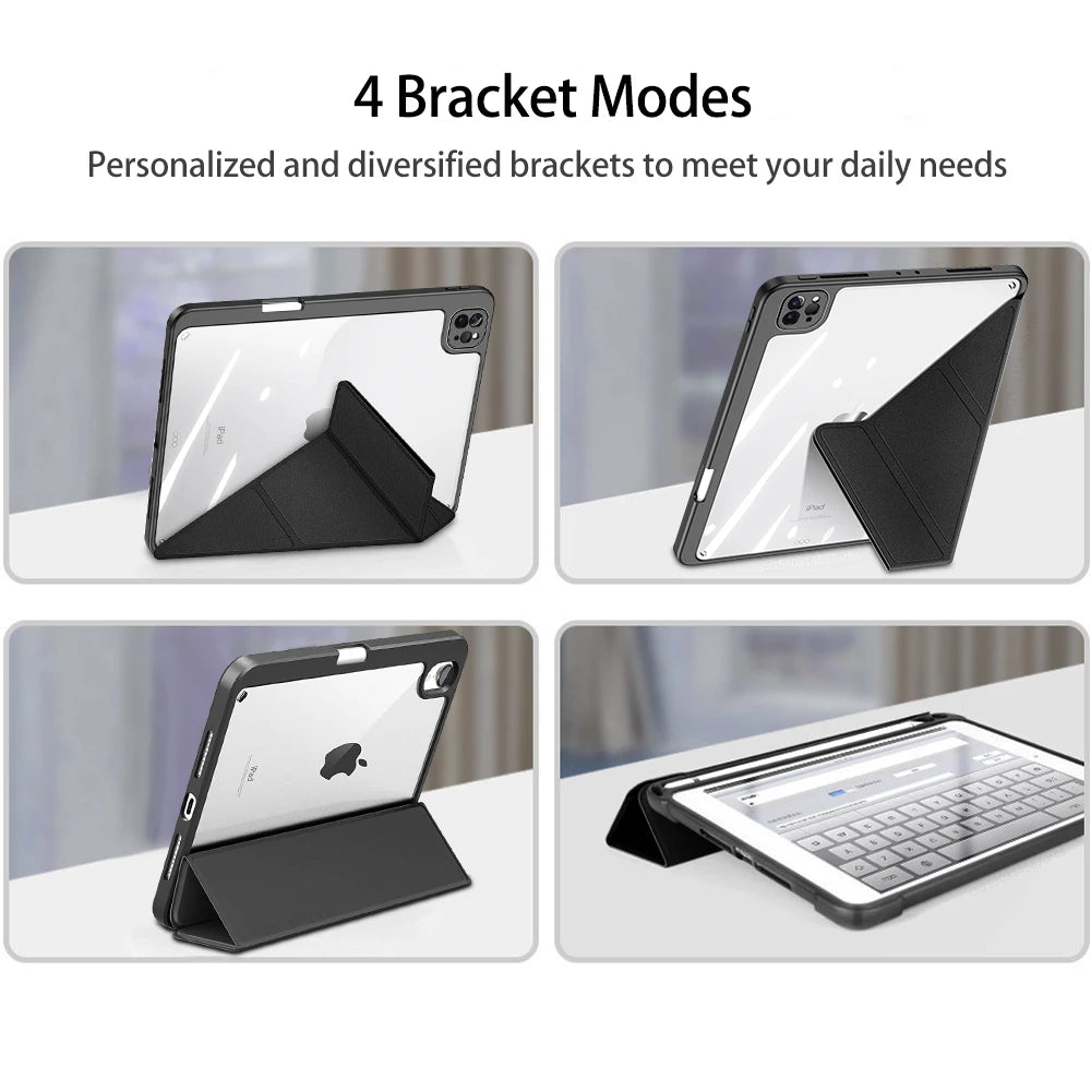 Case For iPad Pro 11 12 9 Inch 2020 2022 2024 Cover For iPad 9th 10th 7th 8th Air 4 5 10.2 10.9 Covers iPad Mini 6 Cases