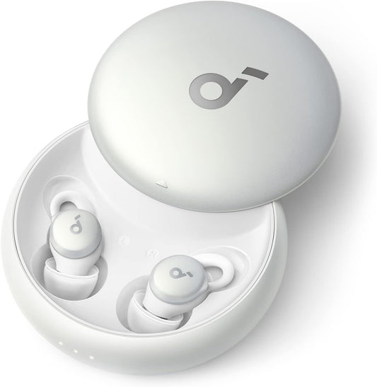 Soundcore by Anker, Sleep A10 Bluetooth Sleep Earbuds, hörlurar för sömn med passiv brusreducering, Bluetooth 5.2, för sömnljud (renoverad)