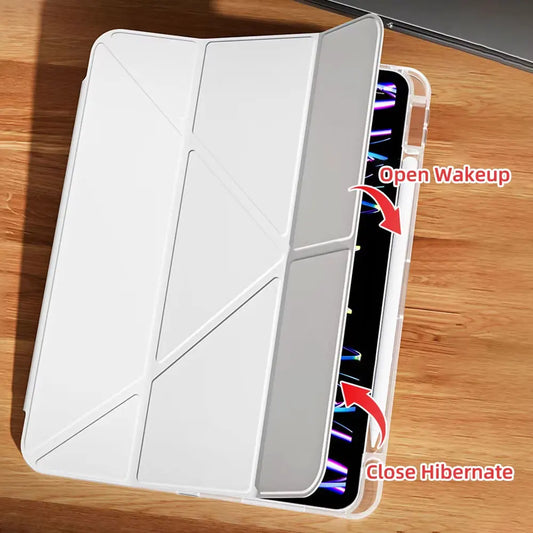 For iPad Air 5 Case 2024 Air 6 11 iPad Pro 11 12.9 13 10 Gen 10.2 9th 8th 6th 5th 9.7 inch Mini 7 6 Smart Case with Pen Holder